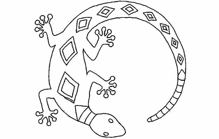 Realistic Lizard Coloring Pages at GetColorings.com | Free printable