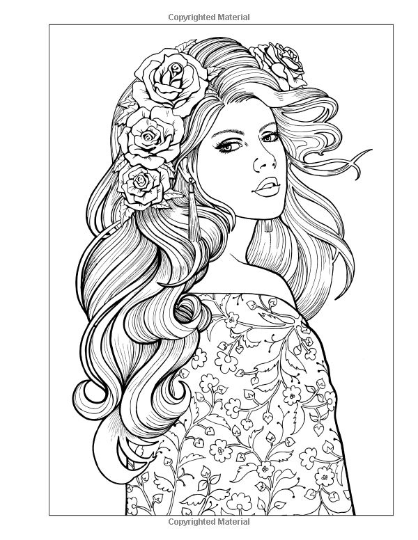 Realistic People Coloring Pages at Free printable