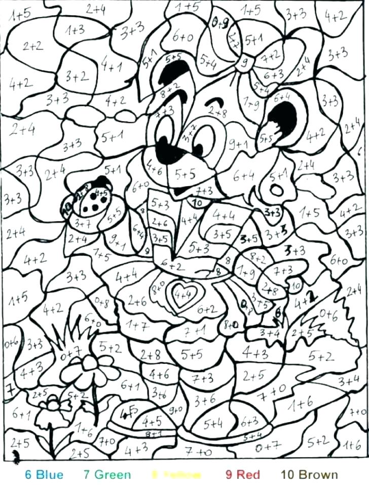 Really Hard Color By Number Coloring Pages With Key at