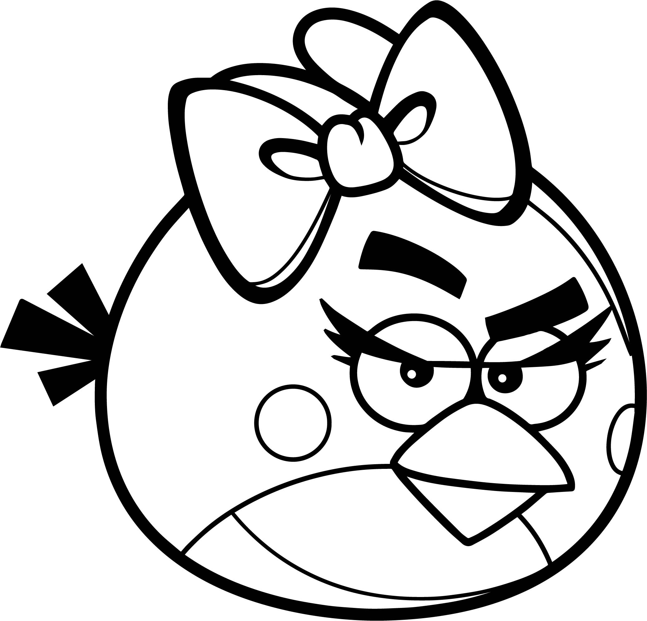 Red Angry Bird Coloring Page at GetColorings.com | Free printable