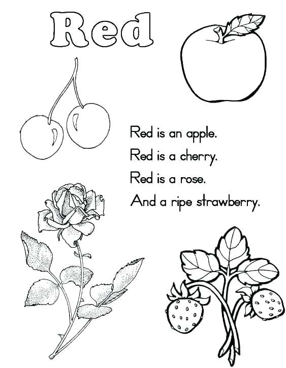 Red Coloring Page At Getcolorings.com | Free Printable Colorings Pages
