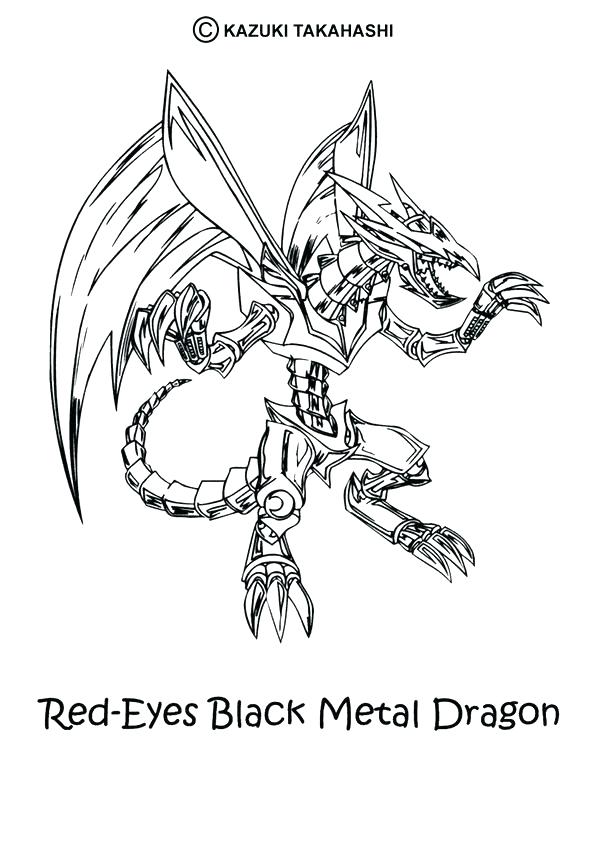 Red Eyes Black Dragon Coloring Pages at GetColorings.com | Free