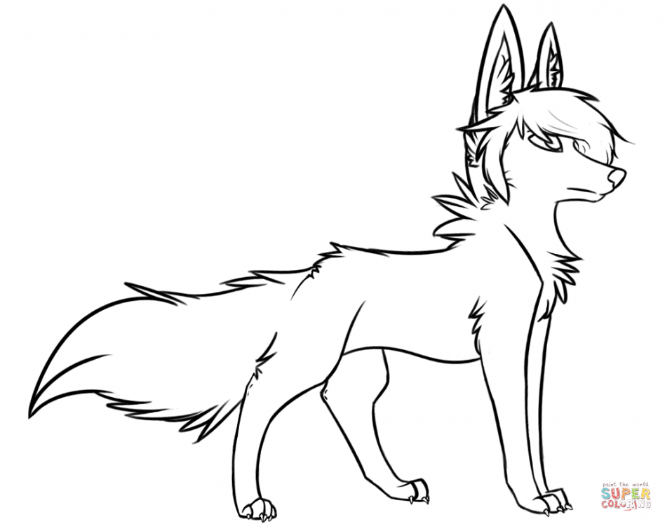 Red Wolf Coloring Pages at GetColorings.com | Free printable colorings