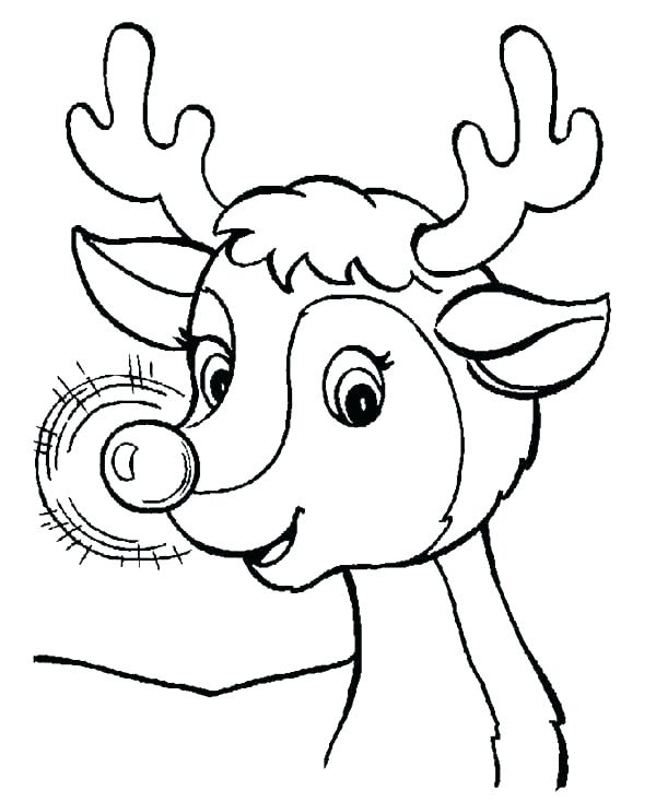 Reindeer Antlers Coloring Pages at GetColorings.com | Free printable