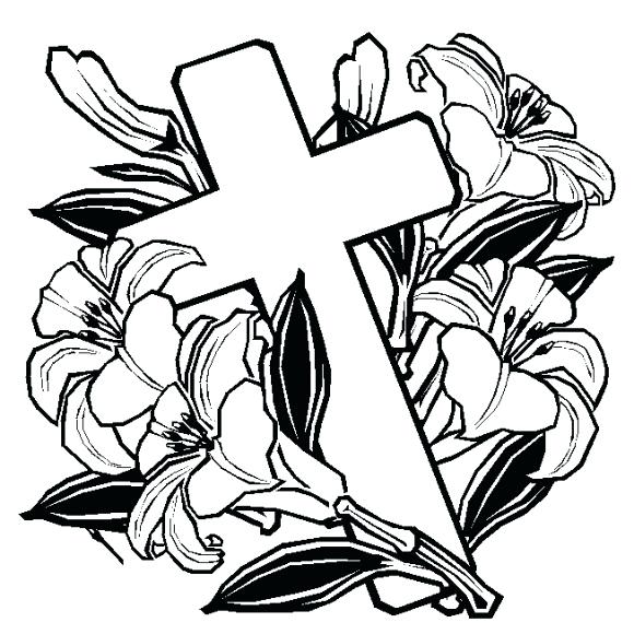 Religious Cross Coloring Pages At GetColorings Free Printable Colorings Pages To Print And 