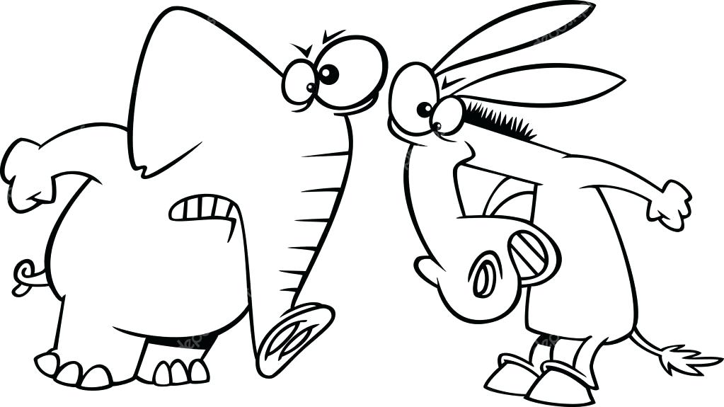 Republican Elephant Coloring Page at GetColorings.com | Free printable