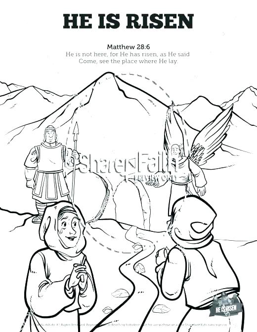 Resurrection Coloring Pages at GetColorings.com | Free printable