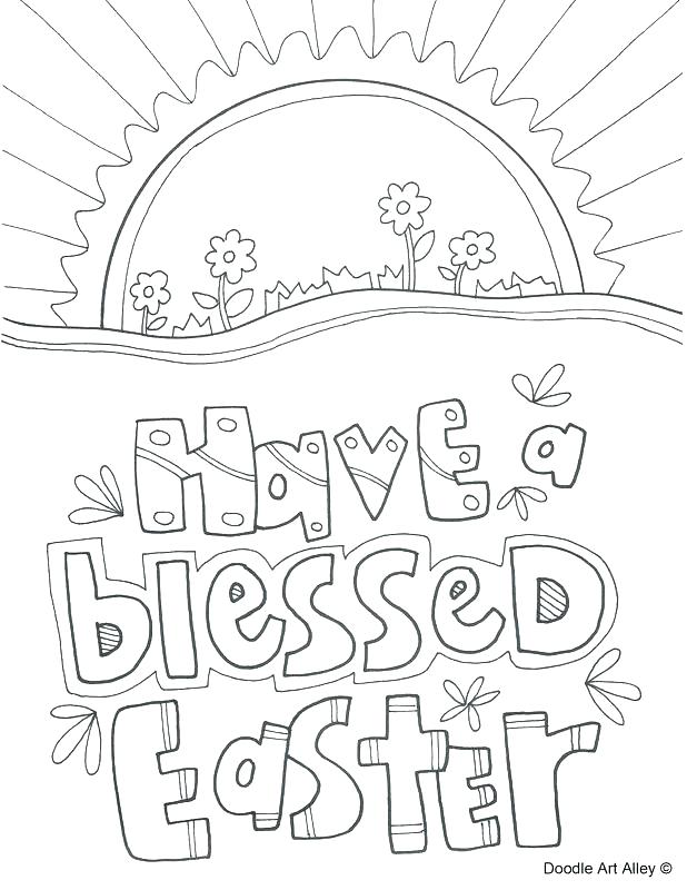 Resurrection Sunday Coloring Pages at Free printable