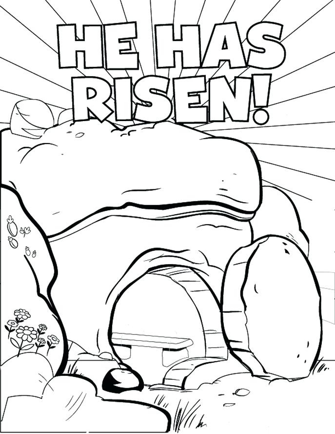 Resurrection Sunday Coloring Pages at GetColorings.com | Free printable