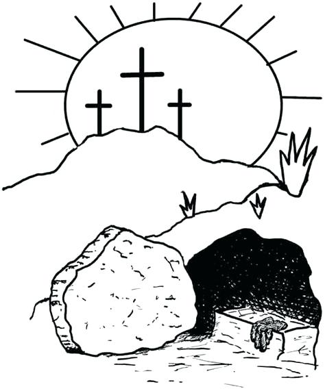 Resurrection Sunday Coloring Pages at GetColorings.com ...