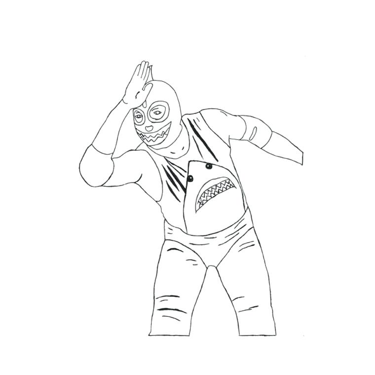 Rey Mysterio Coloring Pages at GetColorings.com | Free printable