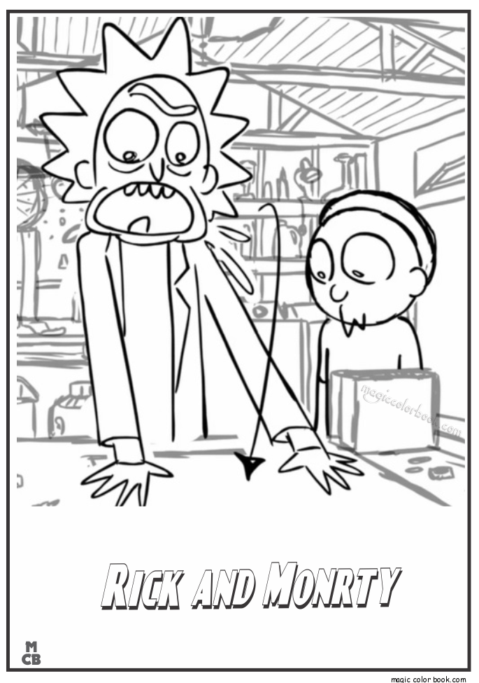 Rick And Morty Coloring Pages At GetColorings Free Printable 