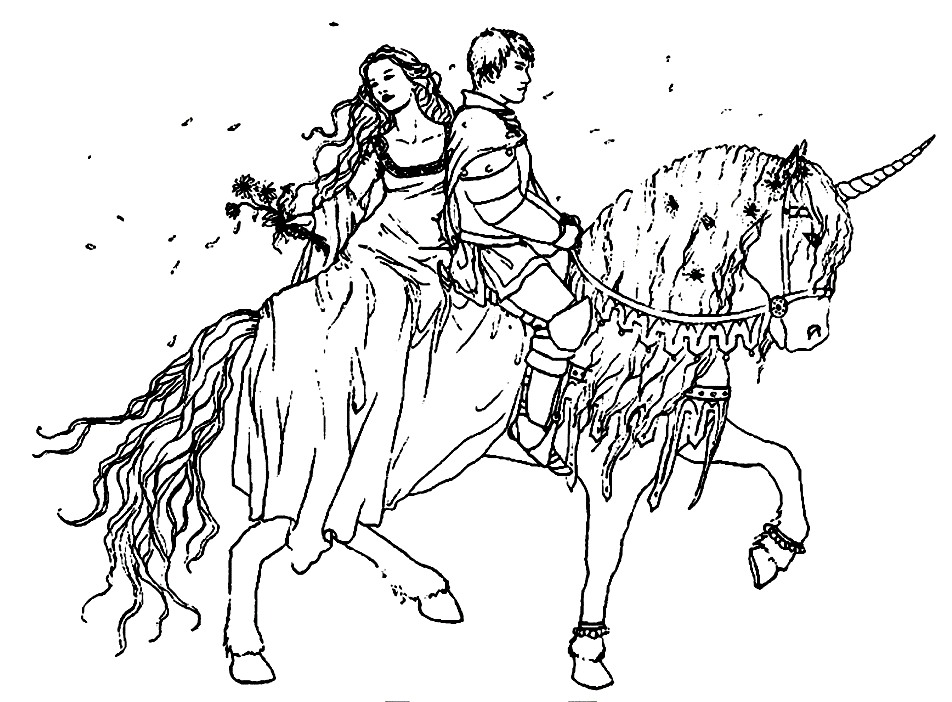 Riding Horse Coloring Pages at GetColorings.com | Free printable