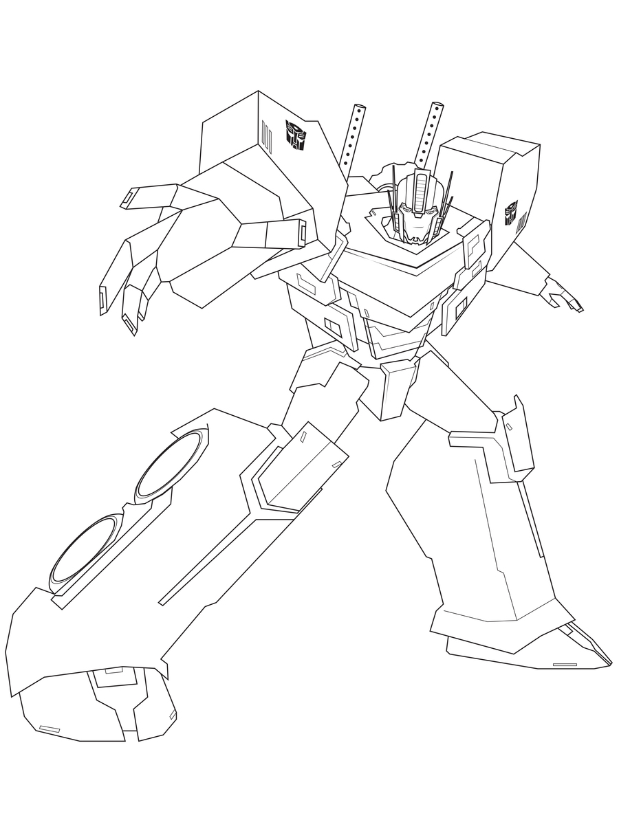 Robots In Disguise Coloring Pages at