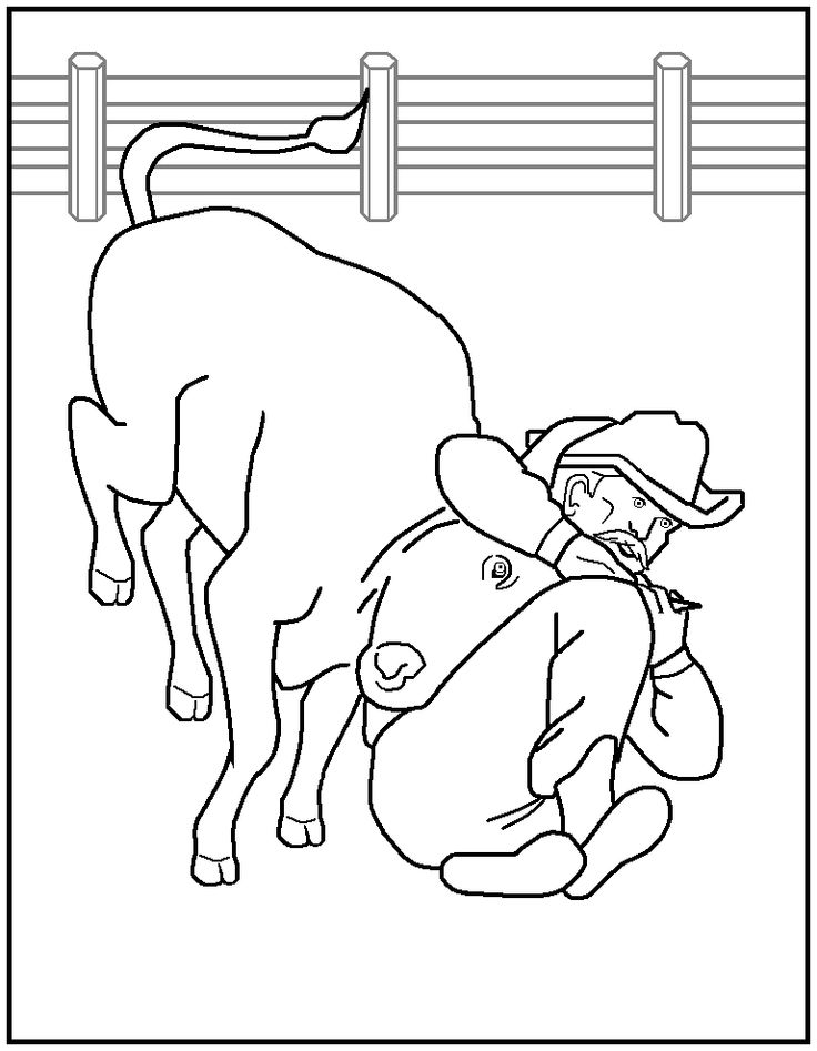 Rodeo Coloring Pages at Free printable colorings