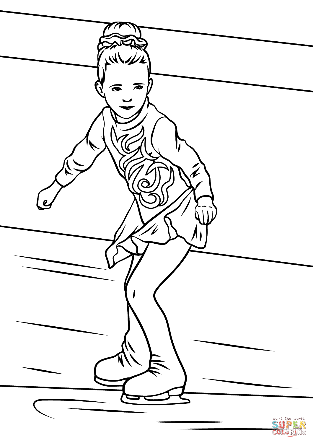 Roller Skate Coloring Page at GetColorings.com | Free printable