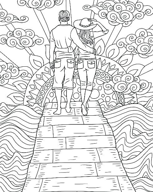 Romantic Coloring Pages at GetColorings.com | Free printable colorings