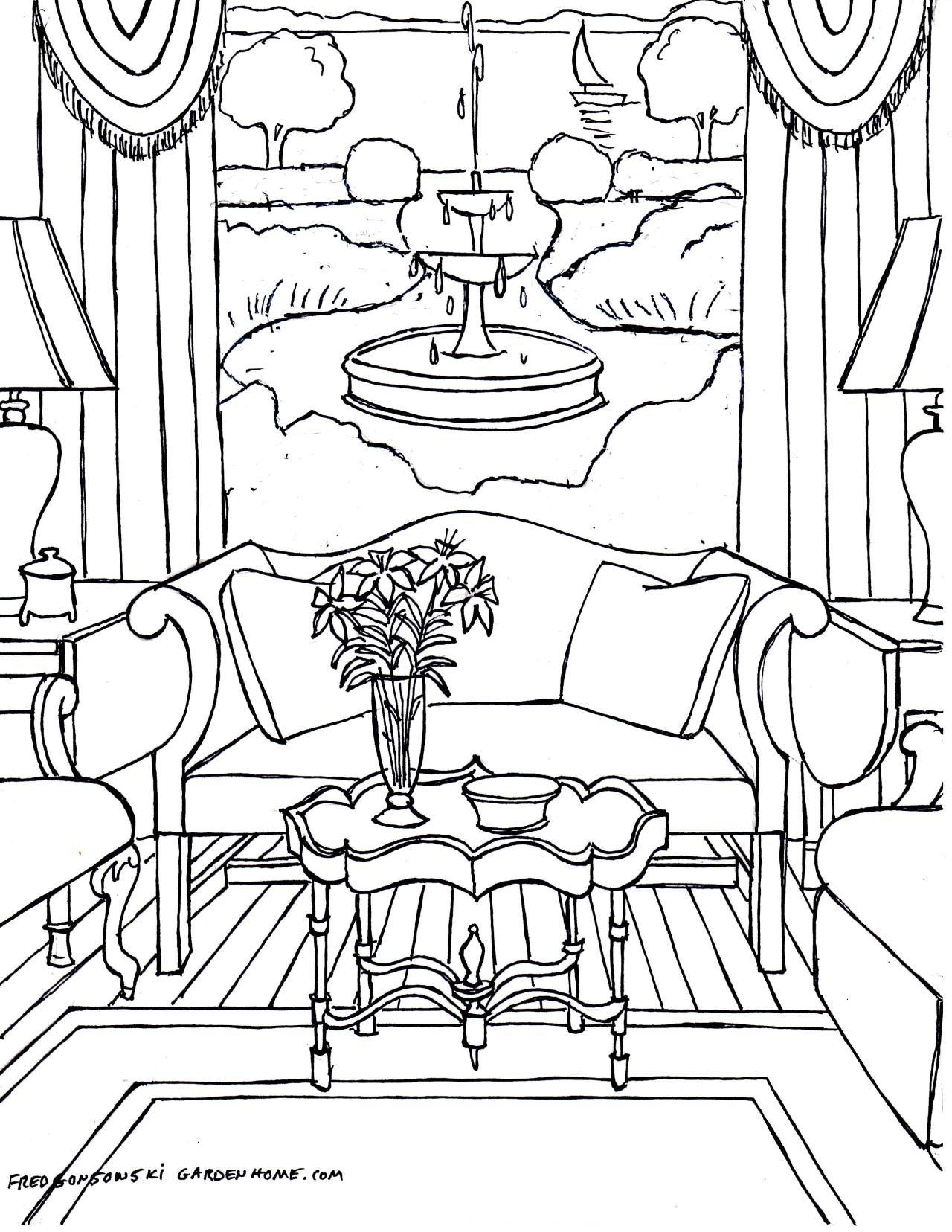 Room Coloring Pages at GetColorings.com | Free printable colorings