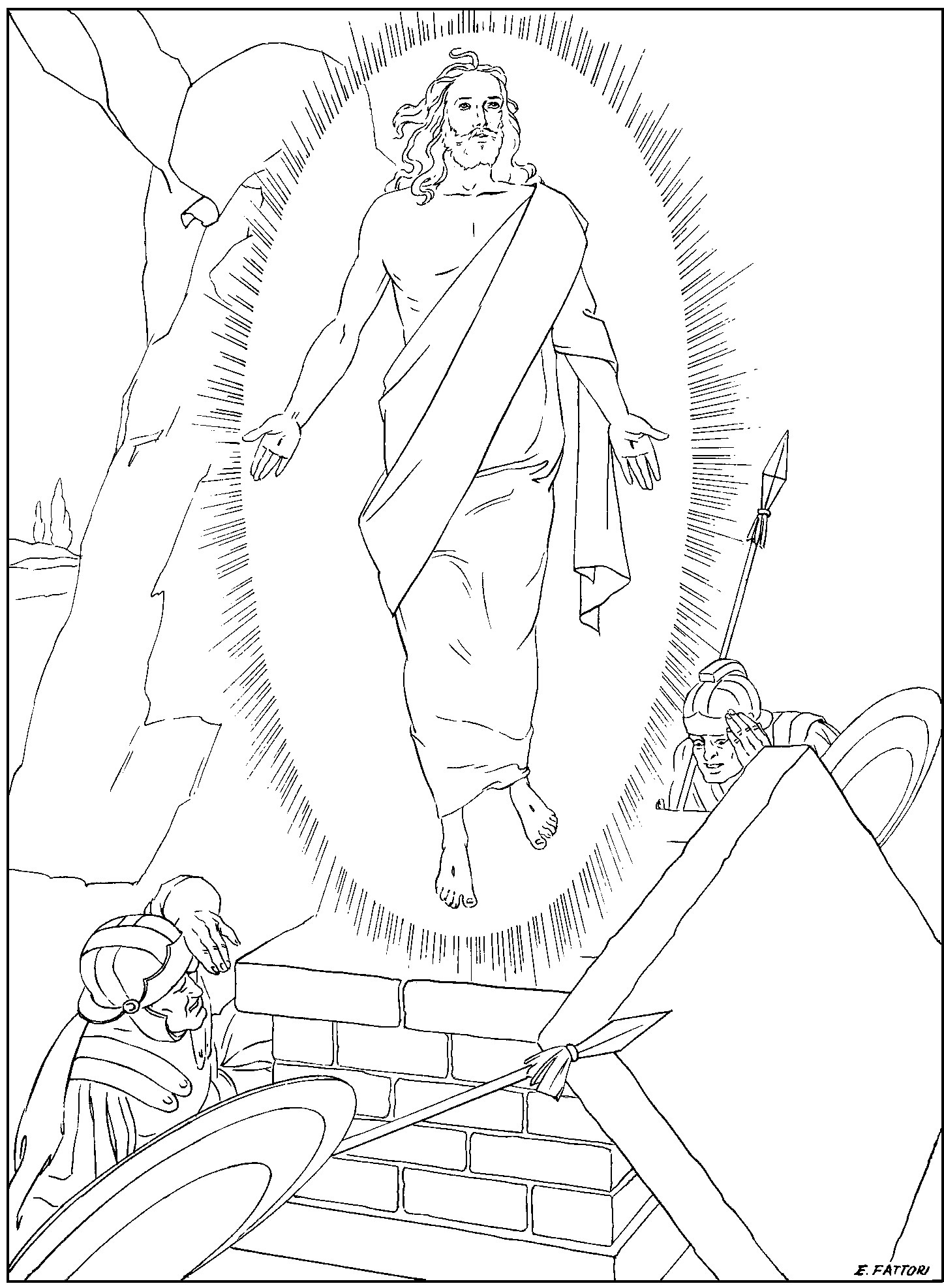 Rosary Beads Coloring Page at GetColorings.com | Free printable colorings pages to print and color