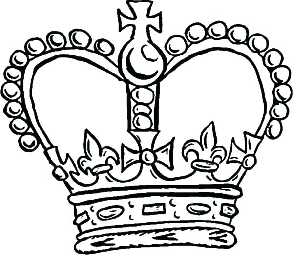 Royal Crown Coloring Pages at Free printable
