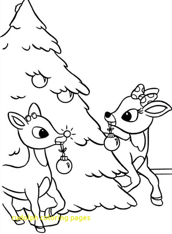 Download Rudolph And Clarice Coloring Pages at GetColorings.com ...
