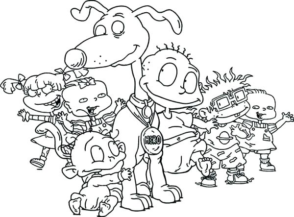 Rugrats Angelica Coloring Pages at GetColorings.com | Free ...