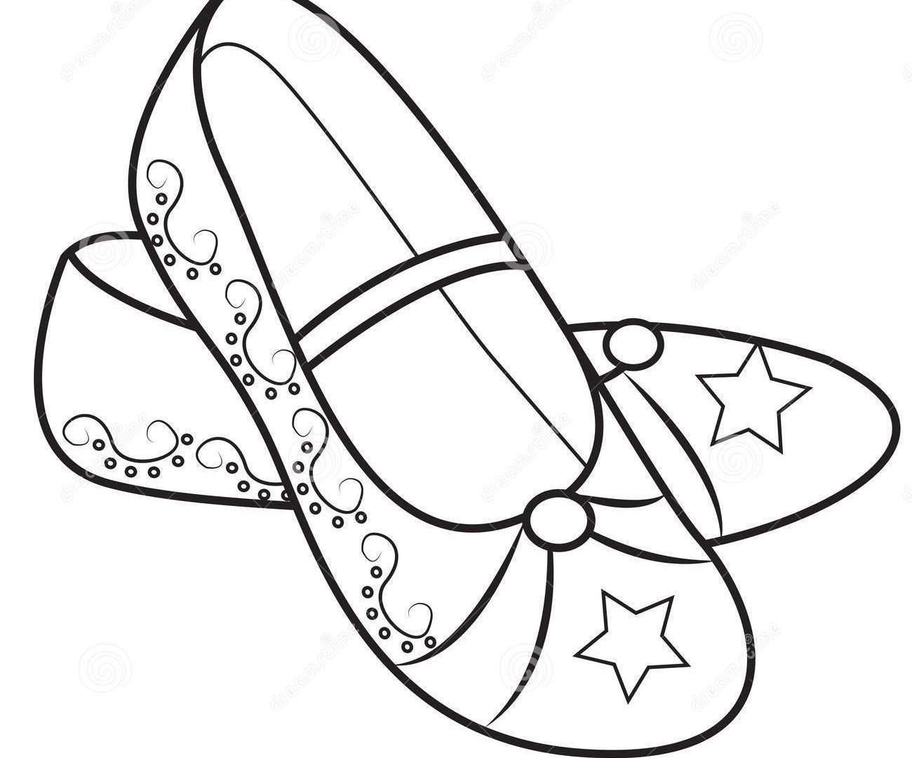 Running Shoe Coloring Page At Getcolorings Free Printable