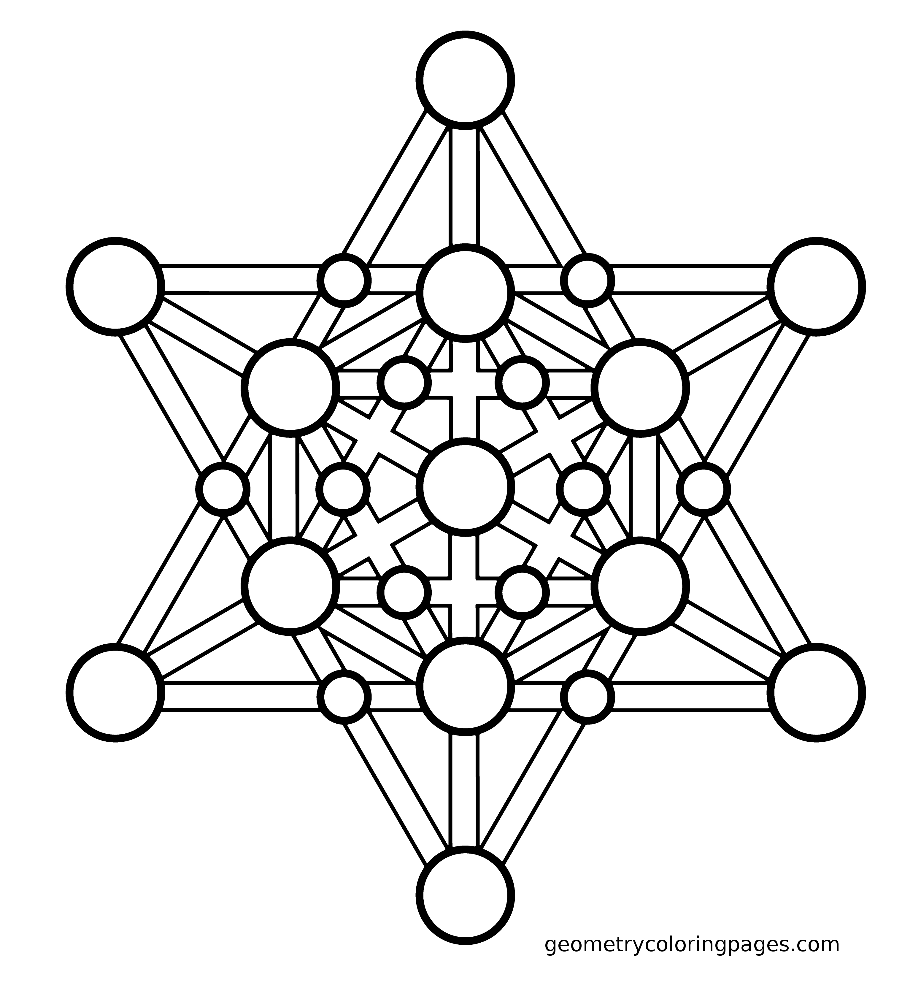 Sacred Geometry Coloring Pages at Free printable