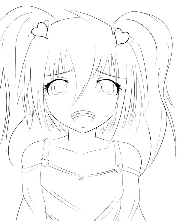 Sad Anime Boy Coloring Pages : Sad Face Drawing at GetDrawings | Free