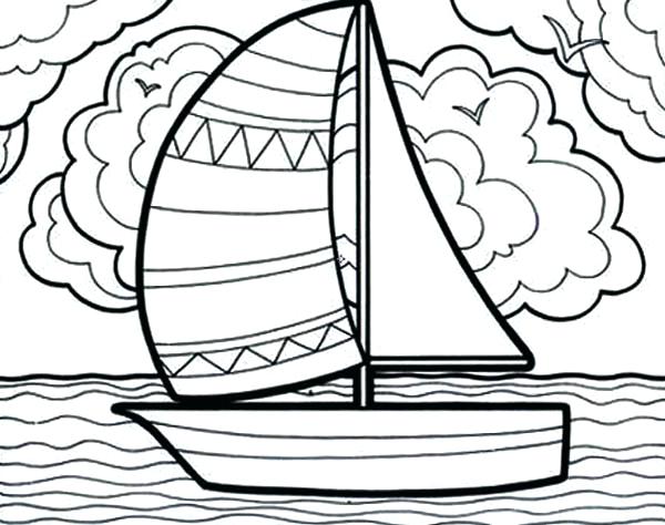 Sailboat Coloring Page at GetColorings.com | Free printable colorings