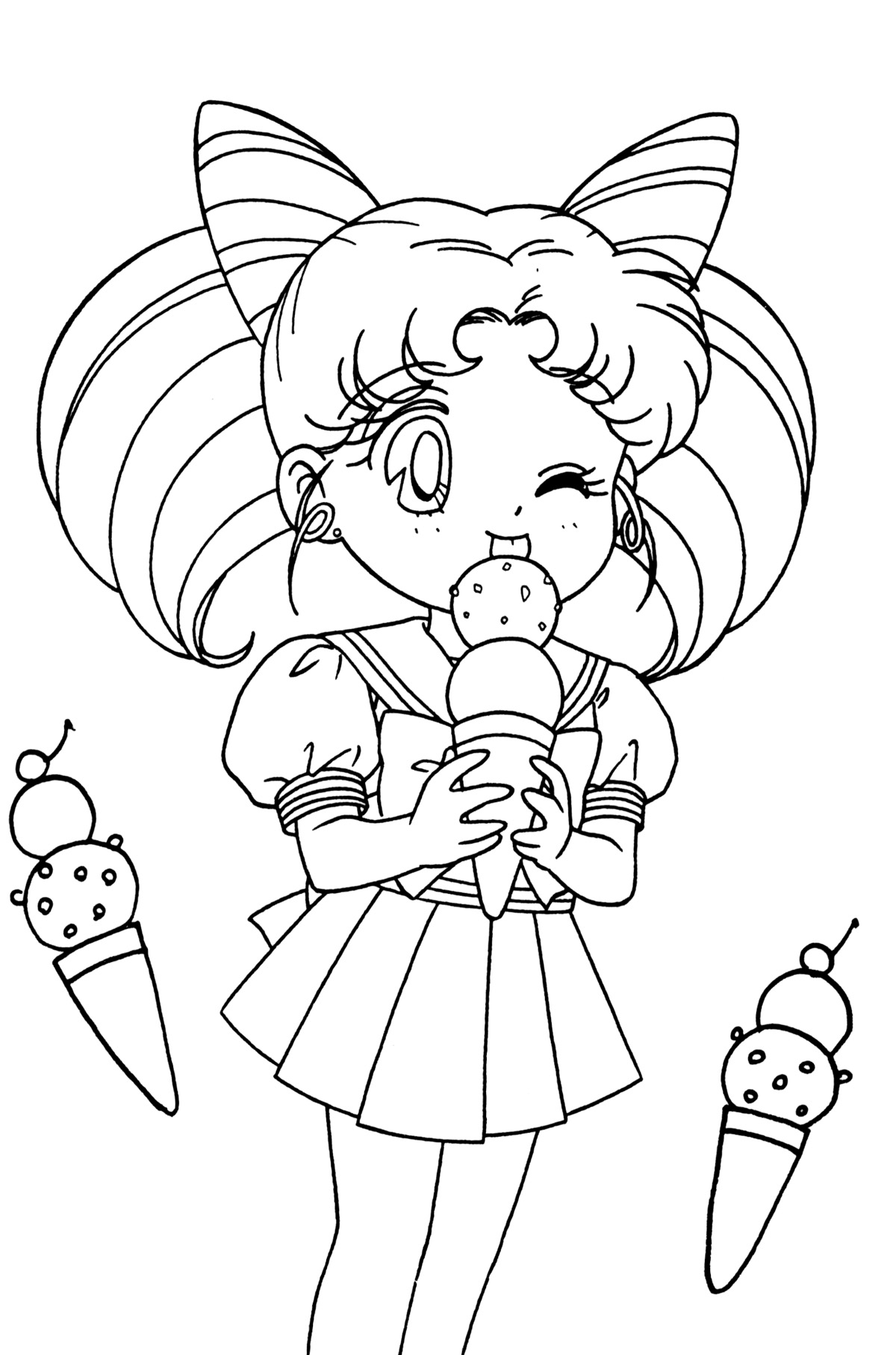 Sailor Moon Coloring Pages At GetColorings Free Printable 
