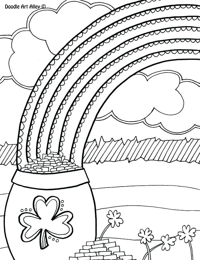 Saint Patrick Day Coloring Pages To Print at Free