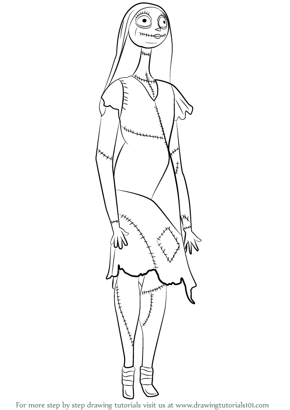 Sally Nightmare Before Christmas Coloring Pages At GetColorings 