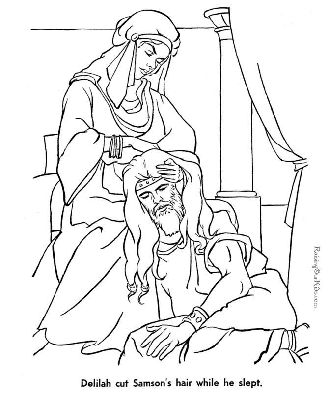 Samson Coloring Pages Free At Getcolorings.com 