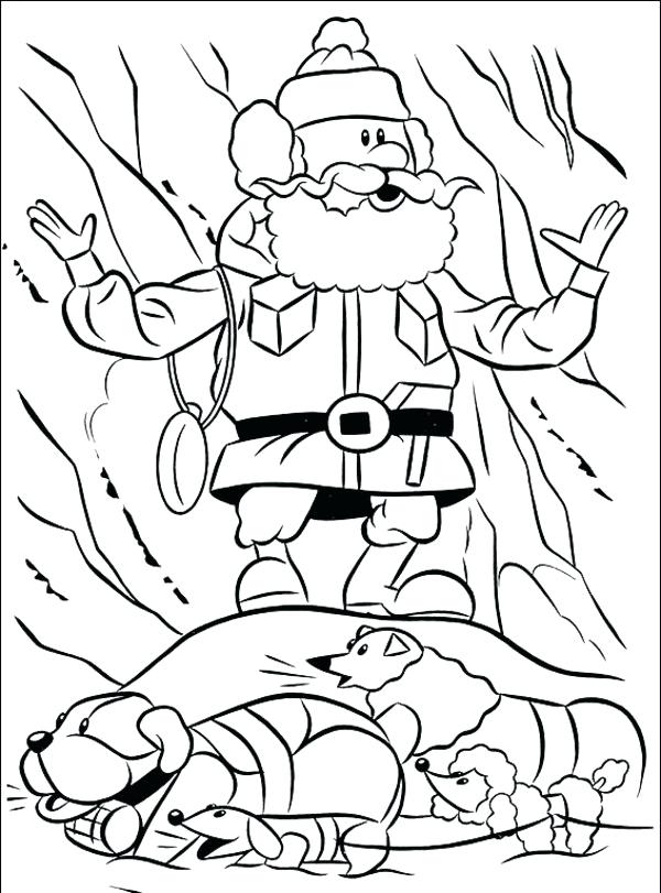 Santa And Reindeer Coloring Pages Printable at GetColorings.com | Free