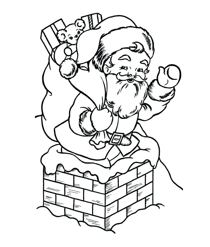 Santa Claus Is Coming To Town Coloring Pages at