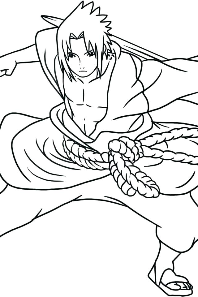Sasuke Uchiha Coloring Pages at GetColorings.com | Free printable