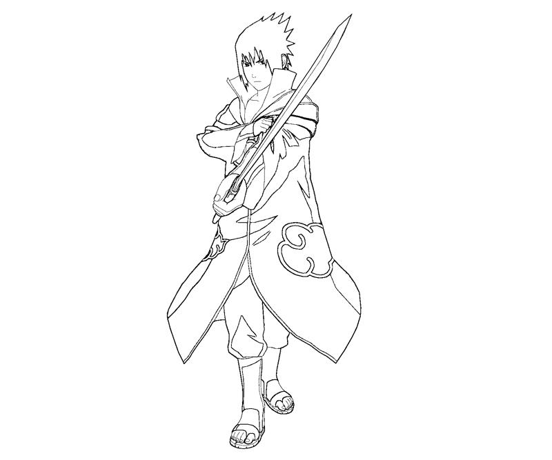 Sasuke Uchiha Coloring Pages at GetColorings.com | Free printable