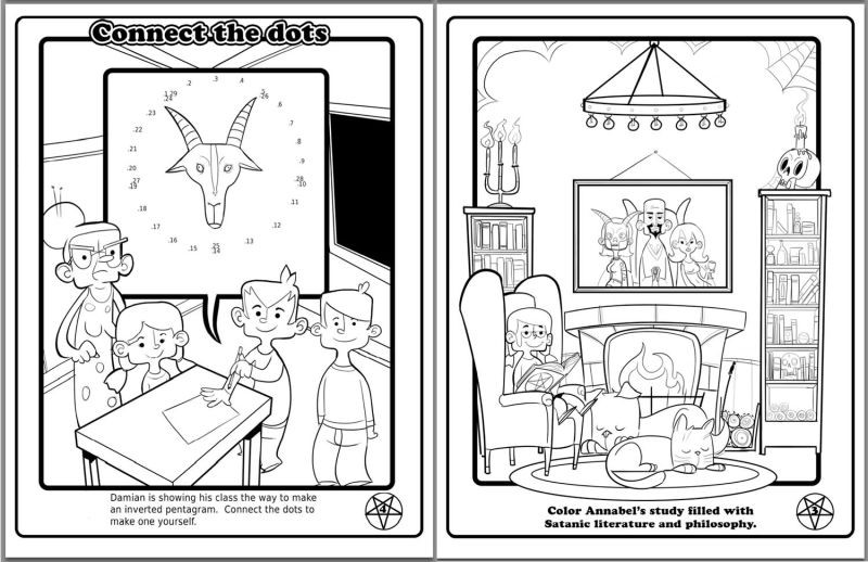 Satanic Coloring Pages at Free printable colorings