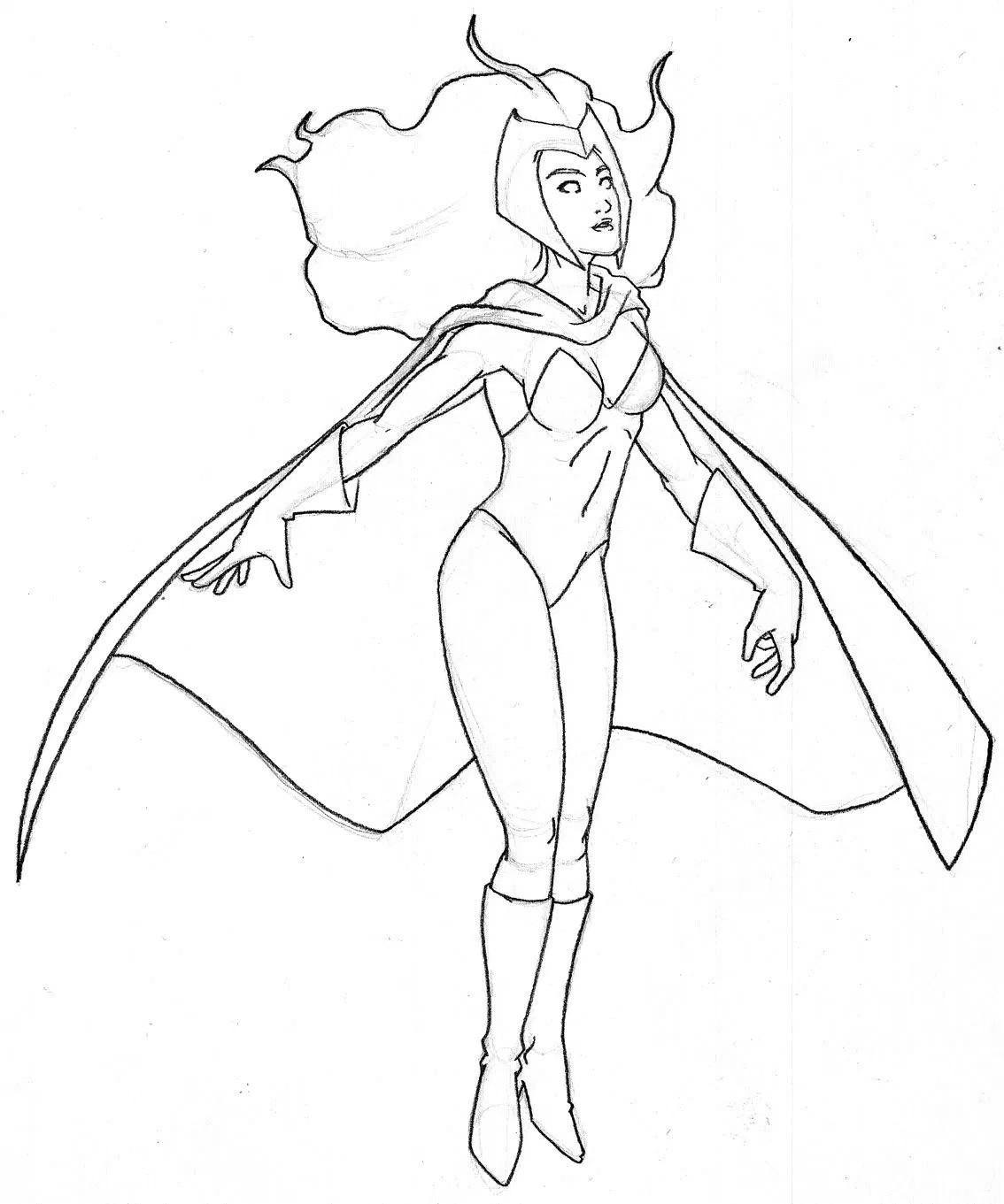 Scarlet Witch Coloring Pages At GetColorings Free Printable 
