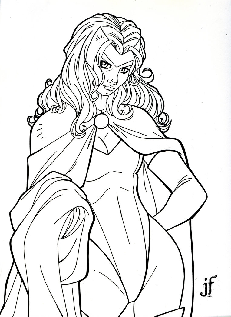 Scarlet Witch Coloring Pages Coloring Pages