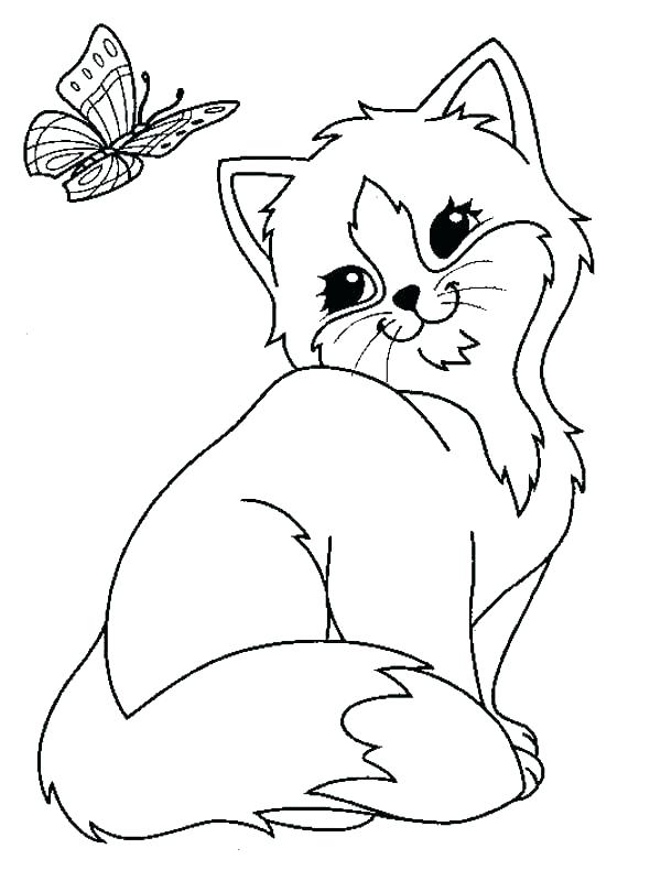 Scary Black Cat Coloring Pages at GetColorings.com | Free printable