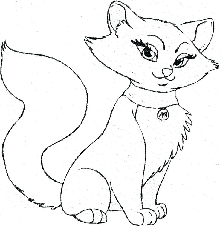 Scary Cat Coloring Pages at GetColorings.com | Free printable colorings