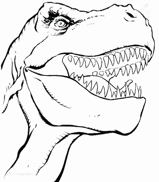 Scary Dinosaur Coloring Pages at GetColorings.com | Free printable