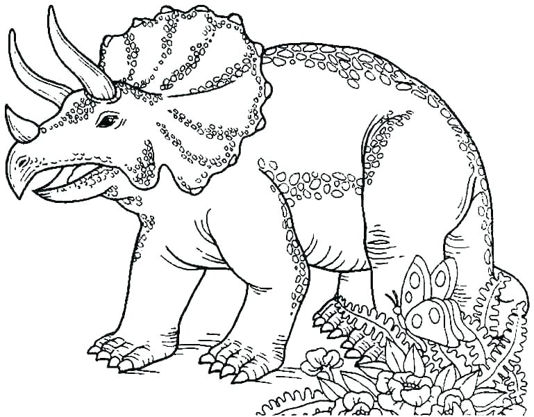 Scary Dinosaur Coloring Pages at GetColorings.com | Free printable