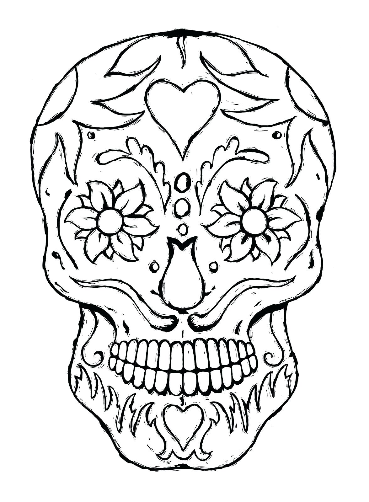 Scary Halloween Printable Coloring Pages At GetColorings Free 