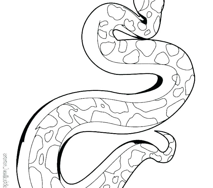 Scary Snake Coloring Pages at GetColorings.com | Free printable