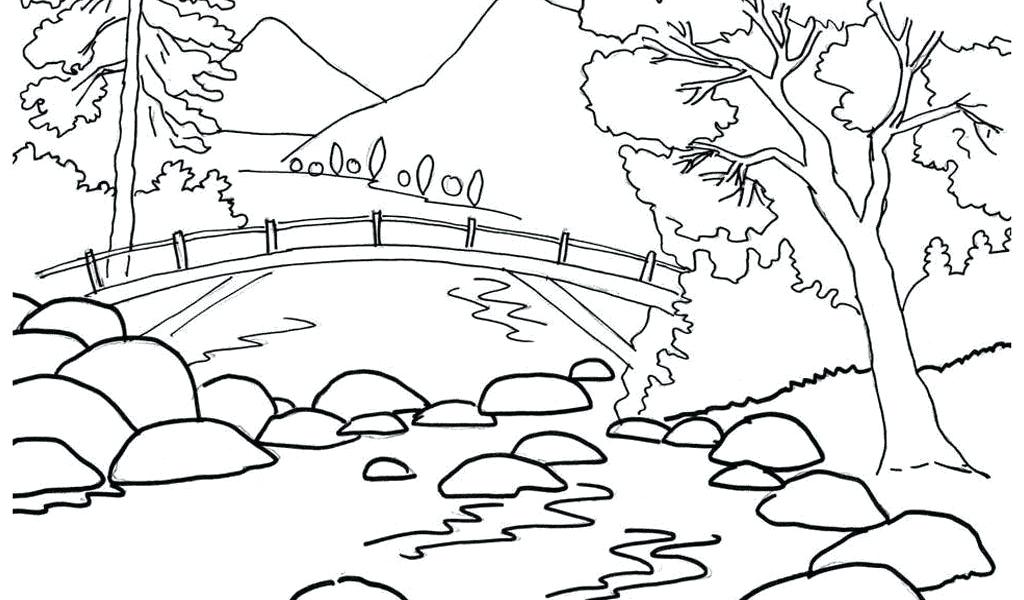Scenery Coloring Pages at Free printable colorings