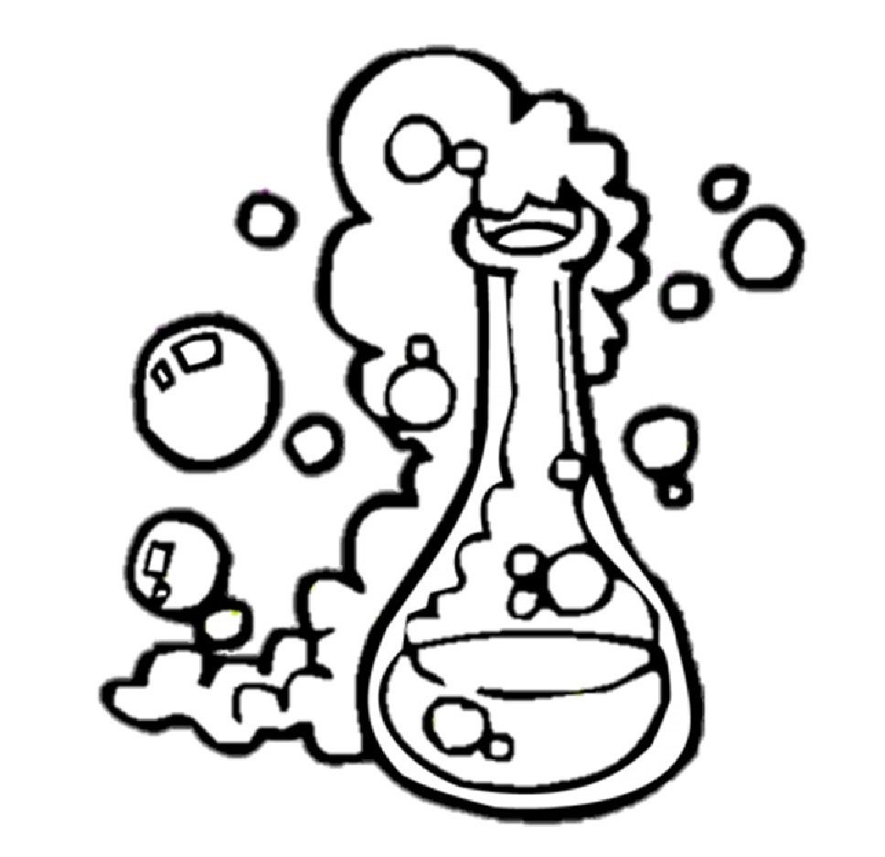 Science Lab Equipment Coloring Pages at Free