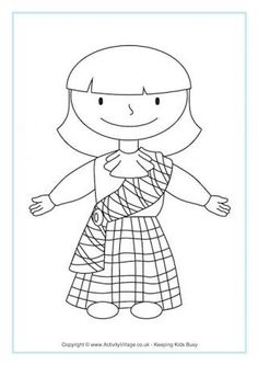 Scottish Coloring Pages at GetColorings.com | Free printable colorings